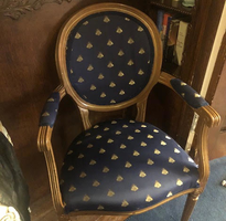 Navy and Gold Chair 